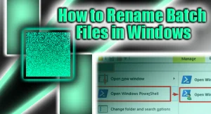 Cara rename file dengan cepat windows 11